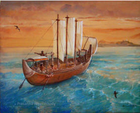 Ship at Godawaya, sri, lanka,prasanna Weerakkody�