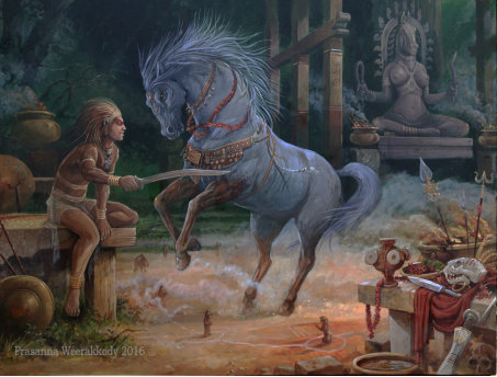 War counsel of the Demon (Yakshi) Mare -Prince Pandukabhaya- prasanna Weerakkody�