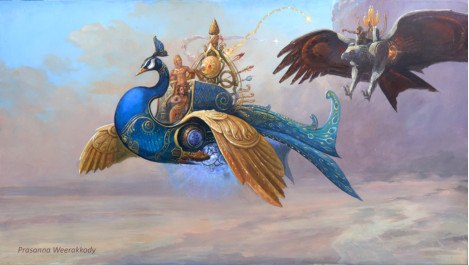 Vimana in aerial Combat