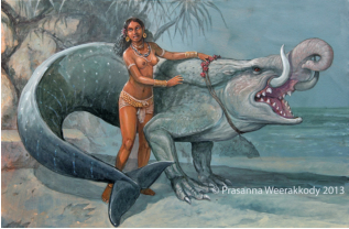 Makari -Fantasy based on Sinhala mythical creature Makara, sri, lanka,prasanna Weerakkody�